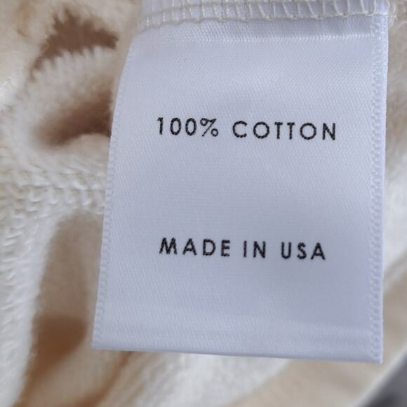 NWT LOVERS & FRIENDS Ada Cutout French Terrry Mini Dress Size Small Ivory - Picture 13 of 14